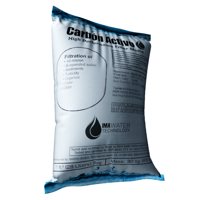 Filter media bags 25 Kg Granular activated carbon