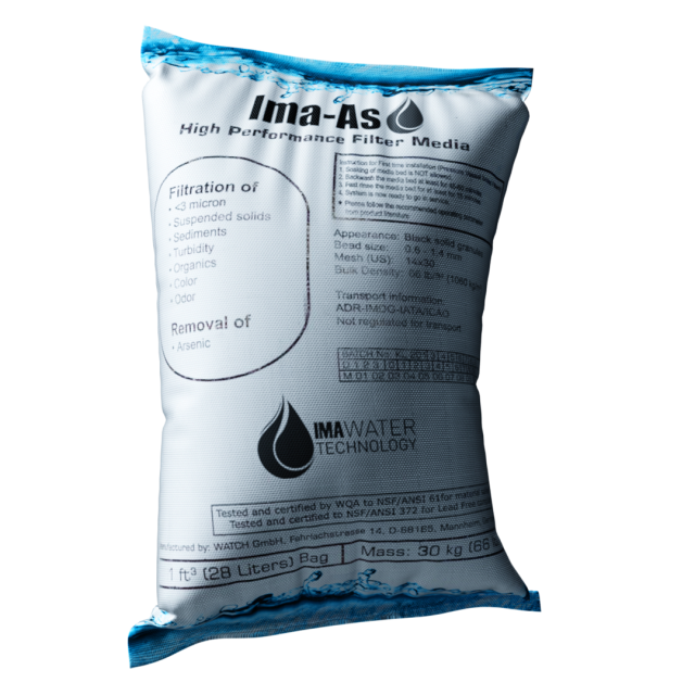 Filter media 17.5 kg bags arsenic reduction